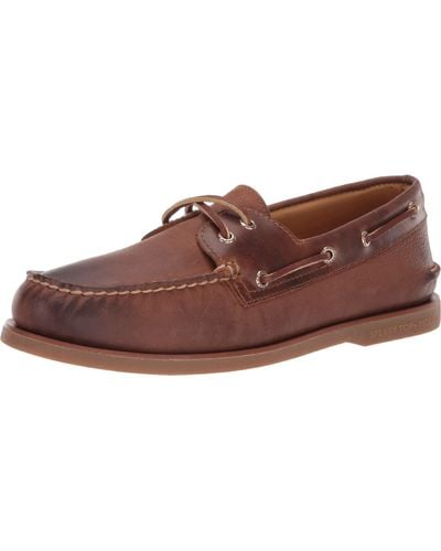 Sperry Top-Sider Gold Cup Authentic Original 2-eye Boat Shoe - Brown