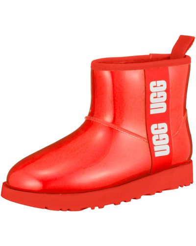 UGG Classic Mini Clear Boots - Red