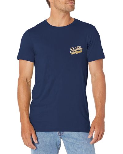 Pendleton Short Sleeve Ribbon Logo Graphic T-shirt - Blue