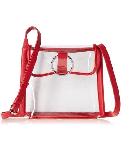 Vince Camuto Livy Large Crossbody - Red