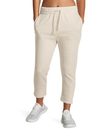 Under Armour S Rival Fleece Novelty Pants, - Natural