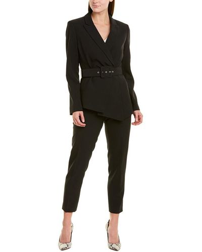 Belted Wrap Pant Suit