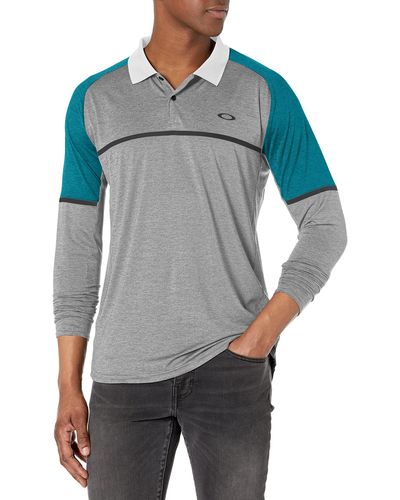 Oakley 's Uv Sleeve Tech Polo Shirt - Gray