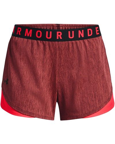 Under Armour S Play Up Twist Shorts 3.0 Beta/black M - Red