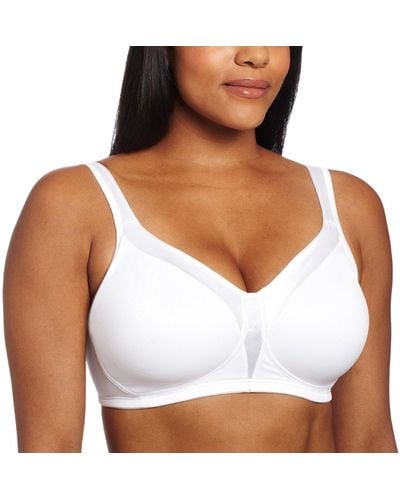 Playtex 18 Hour Silky Soft Smoothing Wireless Bra Us4803 Available With 2-pack Option - White