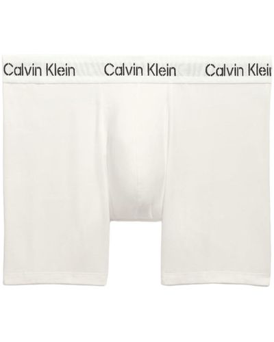 Calvin Klein Cotton Stretch 3-pack Boxer Brief - Natural