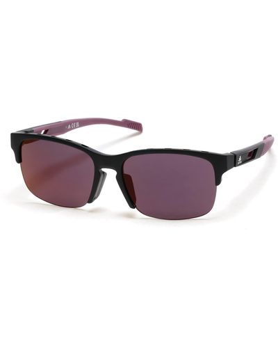 adidas Sp0048 Square Sunglasses - Purple