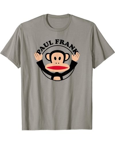 Paul Frank Julius Circle Logo T-shirt - Gray
