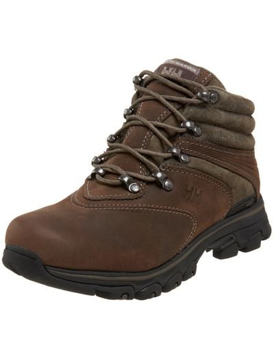 Helly Hansen North Marker 3 Mid Hiking Boot,harness/walnut,7 M - Brown