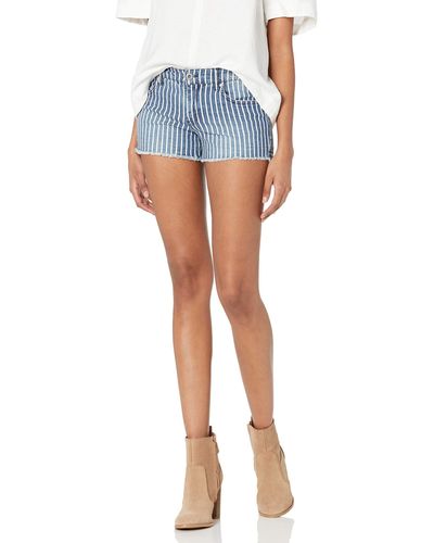 Jessica Simpson Womens Forever Roll Cuff Shorts - Blue