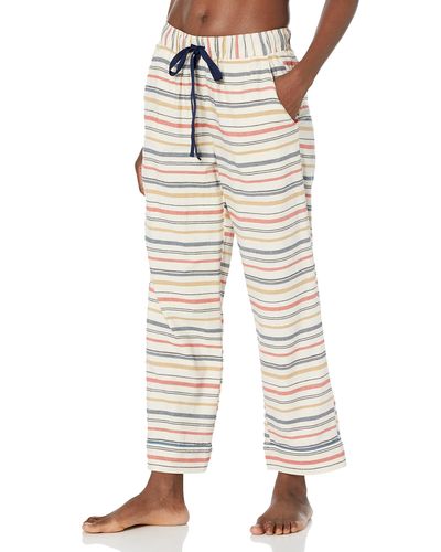 Pendleton Cotton Flannel Pajama Bottoms - Natural