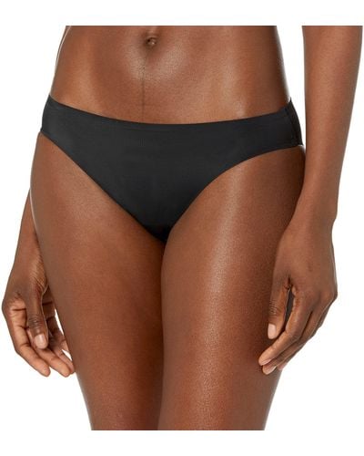 Amazon Essentials Seamless Bonded Stretch Bikini Brief Underwear - Black