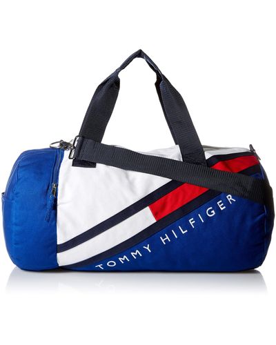 Tommy Hilfiger Unisex Adults Sporty Tino Duffle Bag - Blue