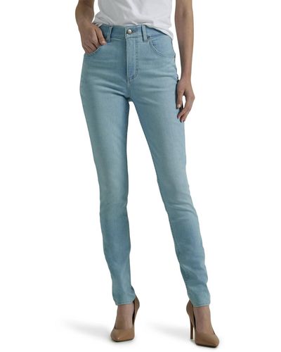 Lee Jeans Ultra Lux Comfort With Flex Motion High Rise Skinny Jean - Blue