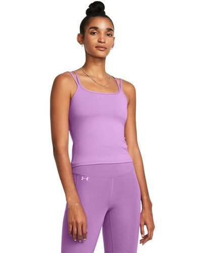 Under Armour Motion Strappy Tank Top, - Purple