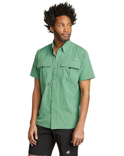 Eddie Bauer Upf Guide 2.0 Short-sleeve Shirt - Green