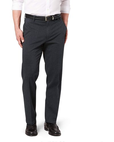 Dockers Classic Fit Signature Khaki Lux Cotton Stretch Pants - Black