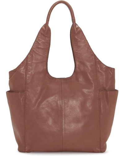 Lucky Brand Patti Tote Magnetic Closure Handbag - Brown