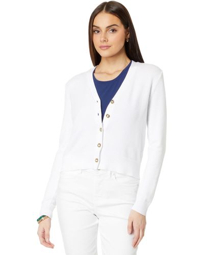 Lilly Pulitzer Tippery Cardigan - White