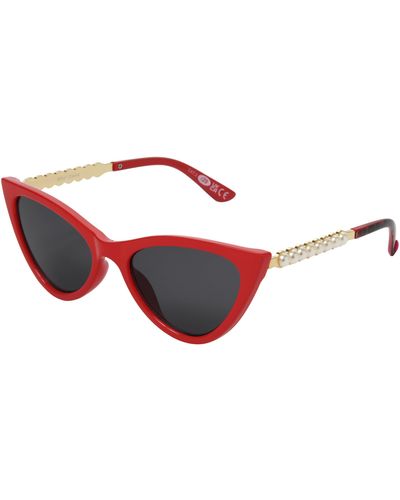 Betsey Johnson Spice Of Life Cateye Sunglasses - Red