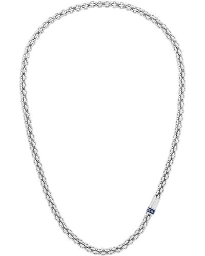 Tommy Hilfiger Stainless Steel Chain Necklace | A Must-have |timeless Sophistication|elevate Your Daily Look|(model: 2790524) - White