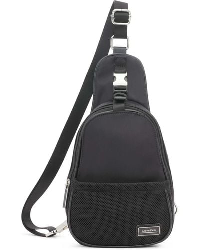 Calvin Klein Jessie Organizational Sling Backpack - Black