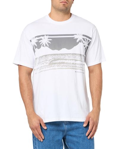 Quiksilver Beach Band Short Sleeve Tee Shirt - White