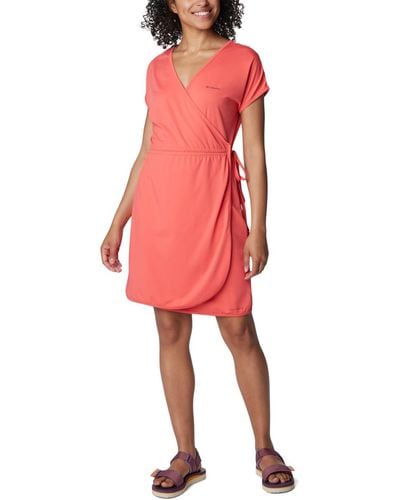 Columbia Chill River Wrap Dress - Red