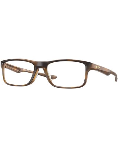 Oakley Ox8081 Plank 2.0 Rectangular Prescription Eyewear Frames - Black