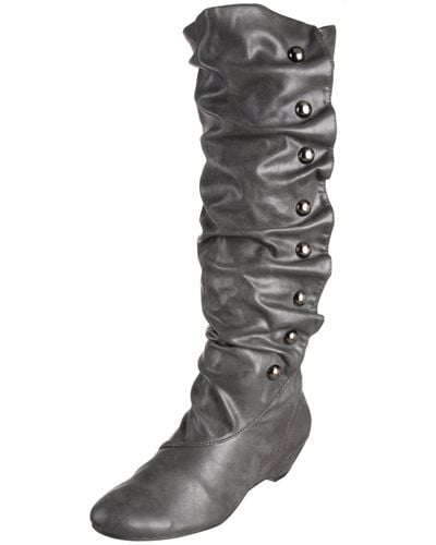 Madden Girl Zaney Knee-high Boot,grey Paris,7.5 M Us - Gray