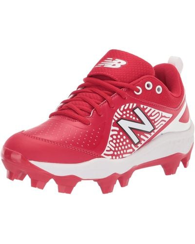 New Balance Fresh Foam Velo V2 Molded Softball Shoe - Red