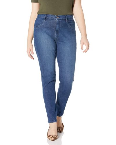 James Jeans Plus Size High Rise Skinny Legging Jean In Victory - Blue