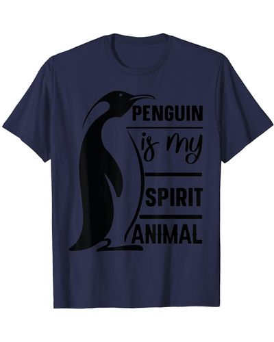 Original Penguin Penguin Is My Spirit Animal T-shirt - Blue