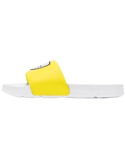 Fila Slides Athletic Sandals - Yellow