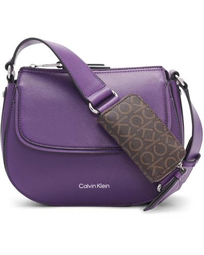 Calvin Klein Bella Novelty Crossbody - Purple