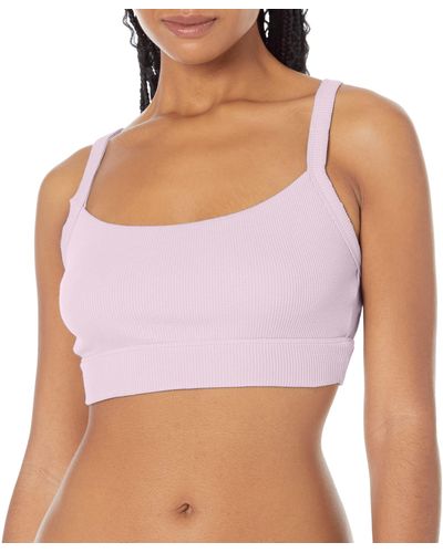 Hanes Eco Luxe Long Line Scoop Crop Dhy201 - Purple