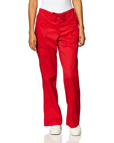 Red CHEROKEE Pants, Slacks and Chinos for Women | Lyst