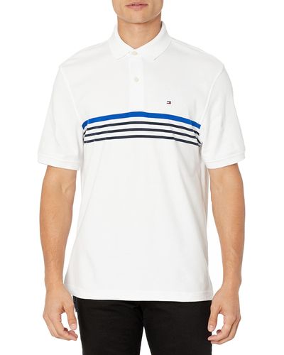 Tommy Hilfiger Mens Roxbury Clf Polo Shirt - White