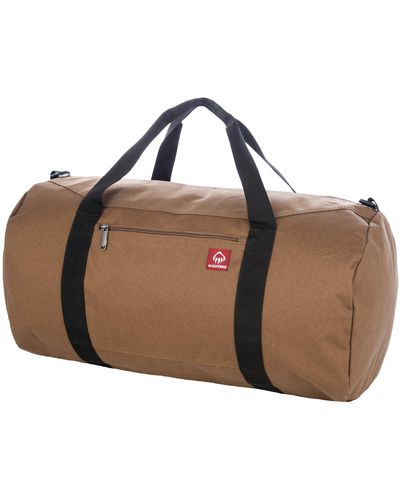 Wolverine 22" Center Zip Duffel-high-density Canvas With Dirt & Water Resistant Coating - Brown