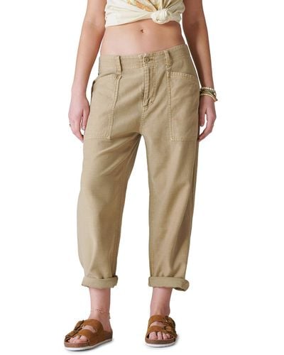 Lucky Brand Easy Pocket Utility Pant - Natural