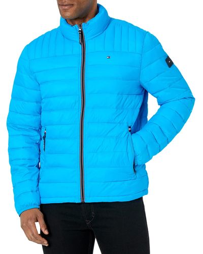 Tommy Hilfiger Ultra Loft Lightweight Packable Puffer Jacket - Blue