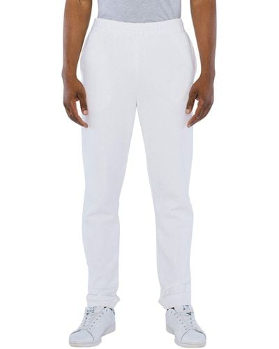 American Apparel Mason Fleece Gym Pant - White