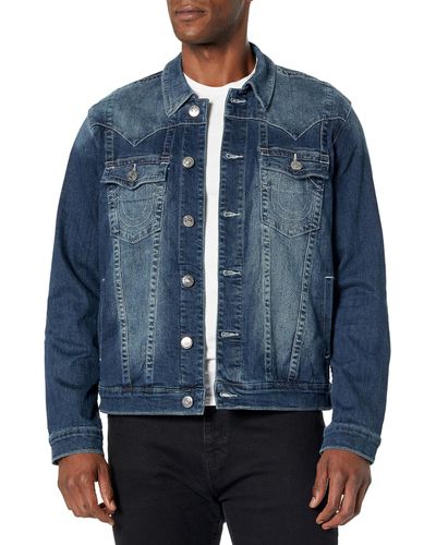 True Religion Painted Hs Jimmy Jacket - Blue