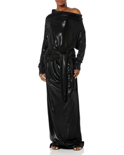 Norma Kamali Four Sleeve All In One Gown - Black