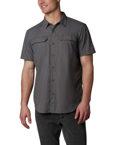 Columbia Standard Silver Ridge 2.0 Short Sleeve Shirt - Gray