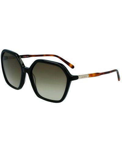 Lacoste L962s Square Sunglasses - Black