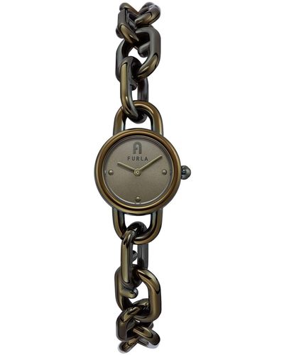 Furla Stainless Steel Green Bracelet Watch - Metallic