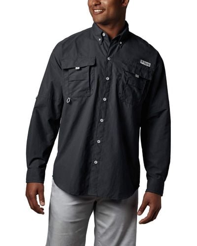 Columbia 's Pfg Bahamatm Ii Long Sleeve Shirt - Black