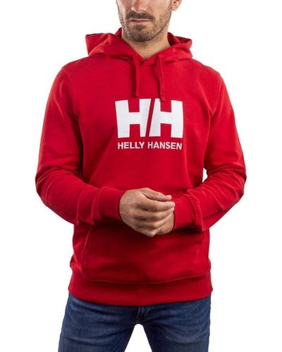 Helly Hansen Hh Logo Hoodie - Red