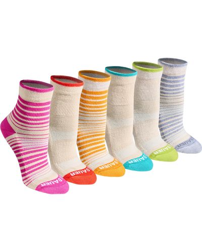 Eddie Bauer Dura Dri Moisture Control Quarter Socks Multipack - Multicolor